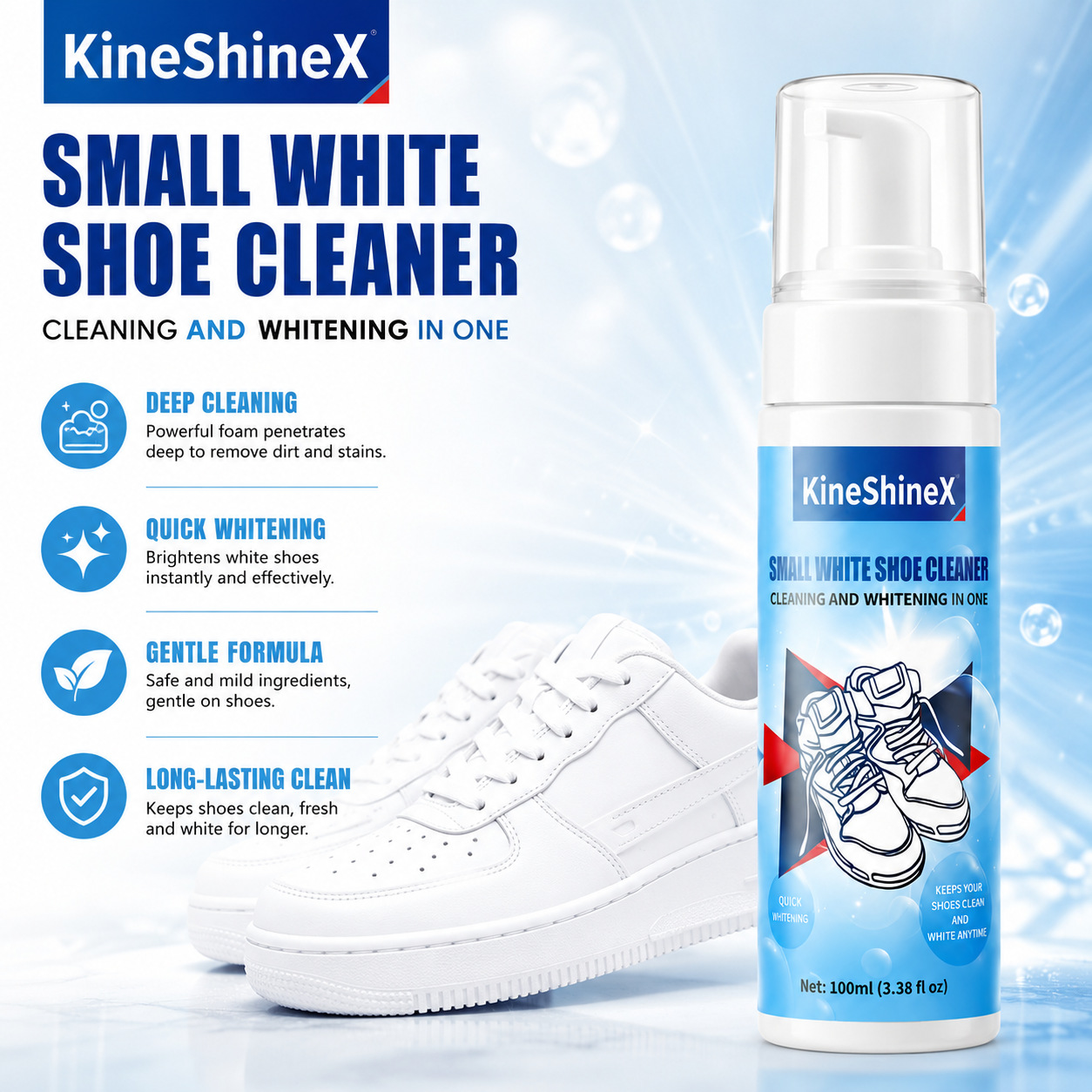 Zestawy do czyszczenia obuwia  – Sneaker Care Foam recenzja i cena